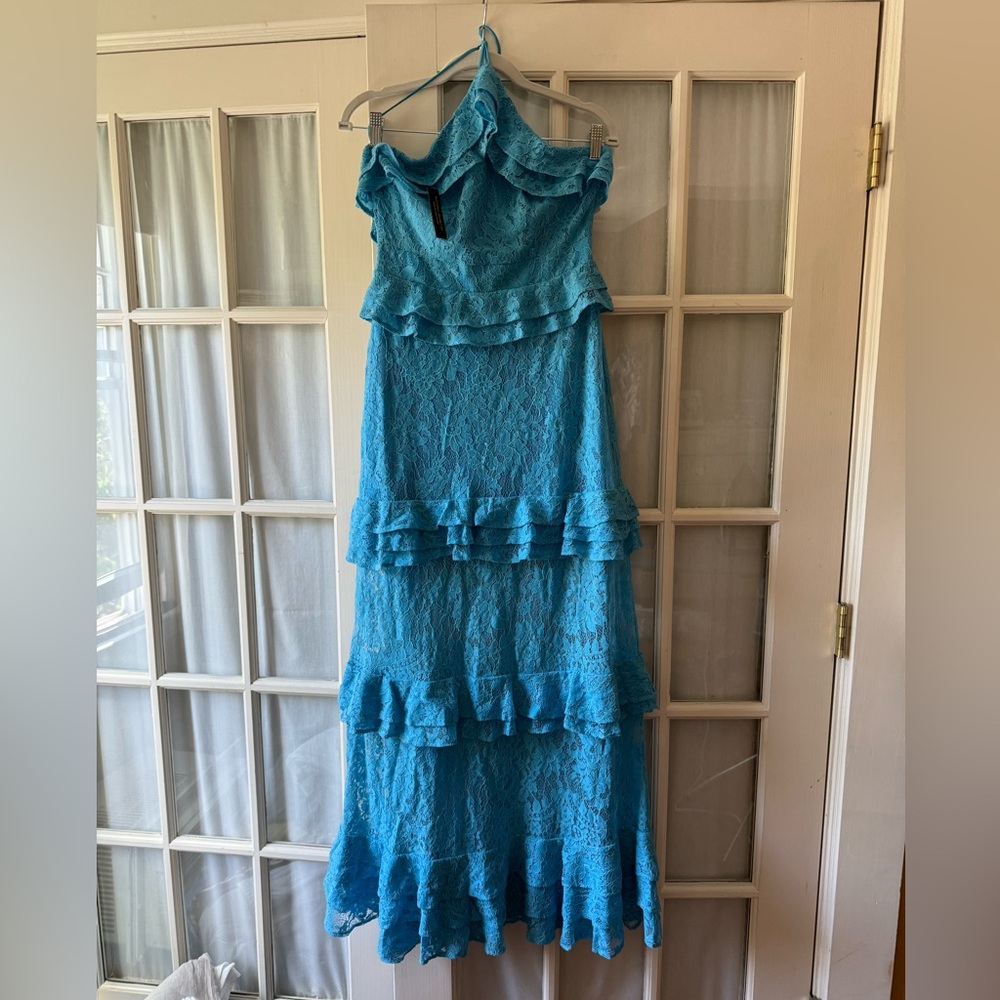 AFRM Violet Ruffle Maxi Dress NWT